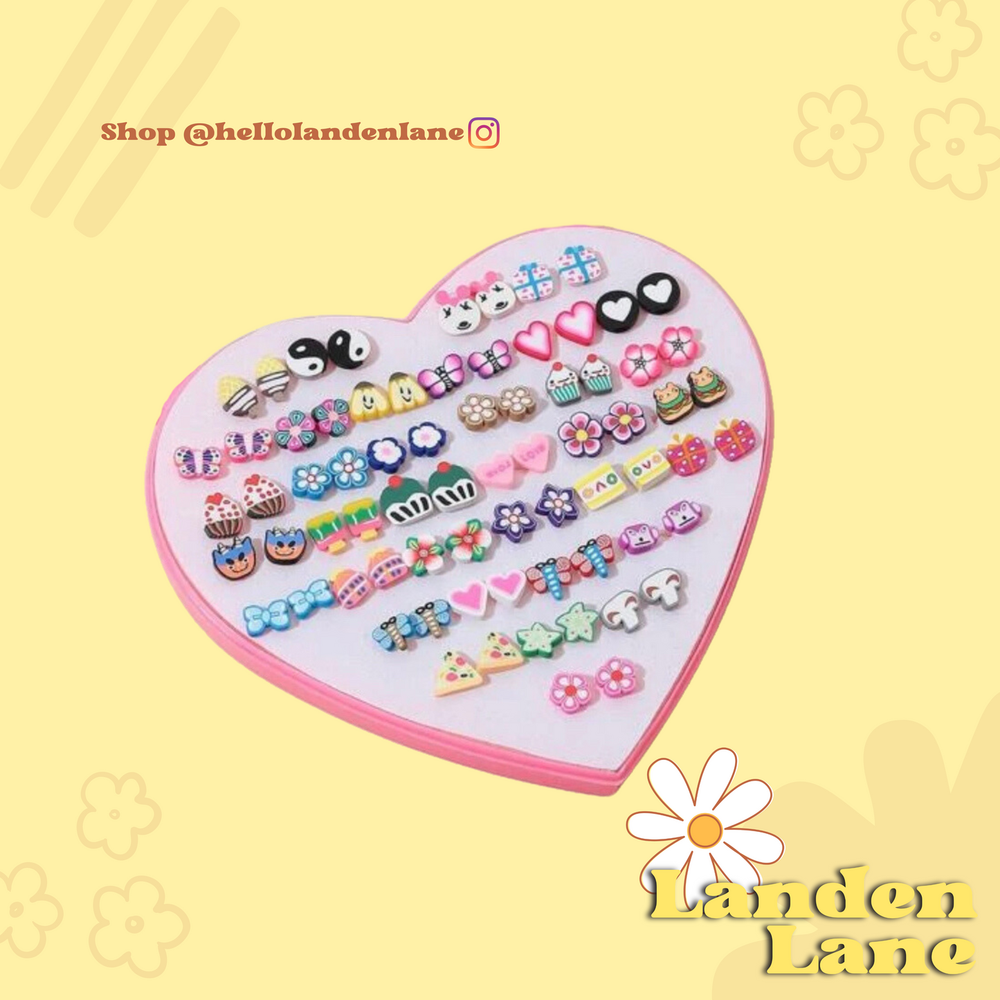 Heart Shaped Jewlery box Set