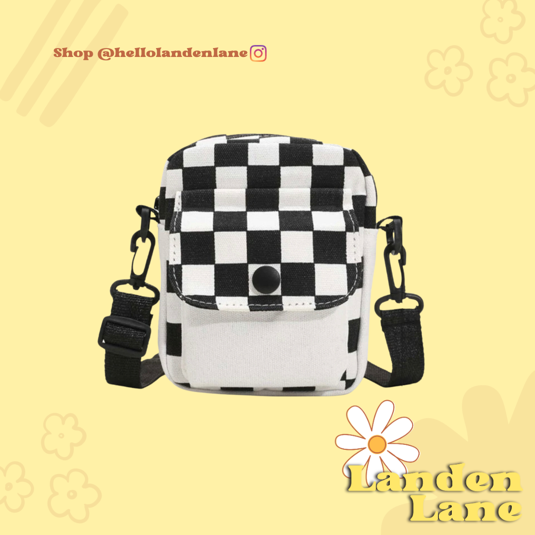 Checkered Purse/Bag