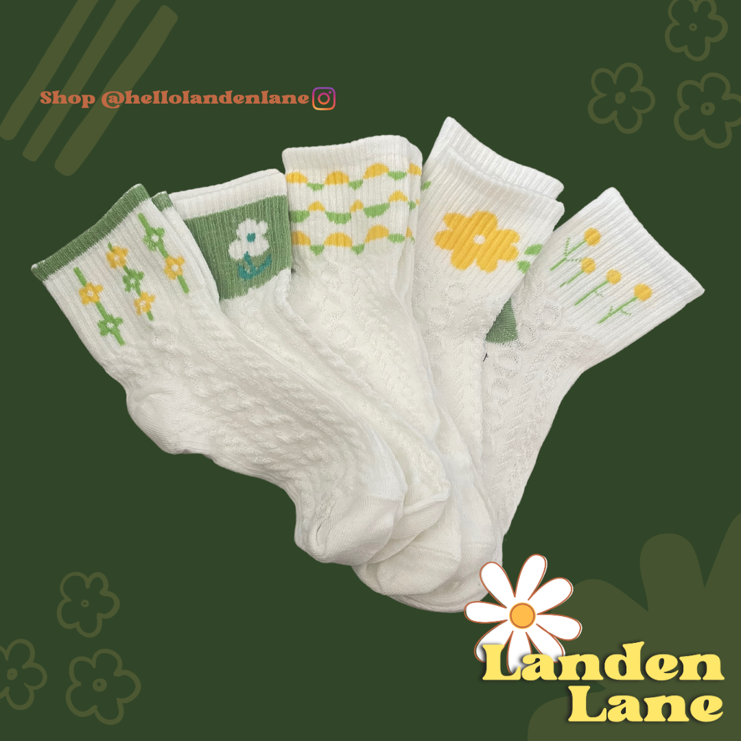 Floral Socks (Pack)