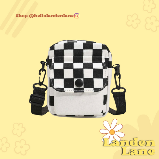 Checkered Purse/Bag